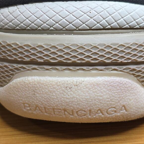 Balenciaga Triple S Sneaker Size US10 EU43 Beige Gray Blue Honeycomb Black Mesh main image 7